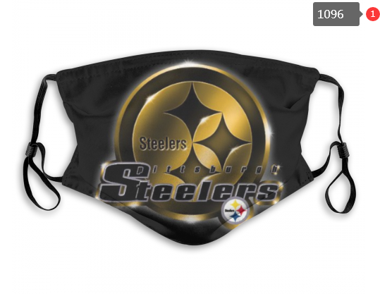 NFL Pittsburgh Steelers #22 Dust mask with filter->nfl dust mask->Sports Accessory